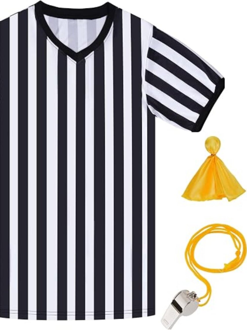 NIB 3pcs Referee Costume for Women and Men (3X)
